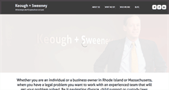 Desktop Screenshot of keoughsweeney.com